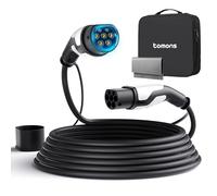 tomons Câble de Recharge Type 2 11kW 7m 16A Triphasé, pour VE/PHEV