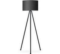 tomons Lampadaire LED Dimmable Contemporain avec Trépied en Métal, Lampadaire de Salon et de Chambre à Coucher, Style Scandinave - Noir