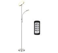 tomons Lampadaire sur Pied Salon, Lampadaire LED Dimmable en continu, Lampadaire Télécommande avec Lampe de Lecture Réglable, 3 Températures de Couleur, Lampe sur Pied pour Salon, Chambre, 30W