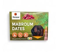 Tomoor Mebroum Dattes de qualité supérieure - 100 % végétalien - 500 g - Origine Medina & Yanbu - Dates longues pour desserts et occasions spéciales