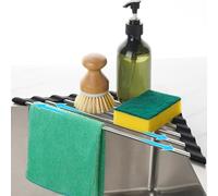 Tomorotec Égouttoir à vaisselle triangulaire réglable (noir)