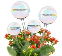 Tomorotec Lot de 2 globes d'arrosage automatique en verre pour plantes 2 grands + 2 petits
