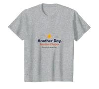 Tomorrow Needs You : Another Day, Another Chance Inspiration T-Shirt, Enfant, Gris Chiné, 6 Ans