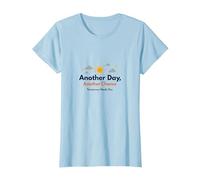 Tomorrow Needs You : Another Day, Another Chance Inspiration T-Shirt, Femme, Bleu Céleste, S