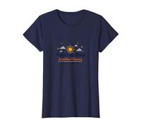 Tomorrow Needs You : Another Day, Another Chance Inspiration T-Shirt, Femme, Bleu Marine, S