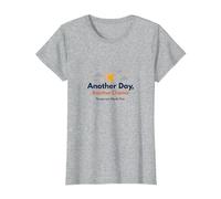 Tomorrow Needs You : Another Day, Another Chance Inspiration T-Shirt, Femme, Gris Chiné, S