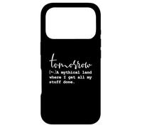 Tomorrow Noun, Un Pays Mythique où Je Fais Toutes Mes Affaires Coque pour iPhone 17 Pro