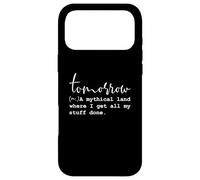 Tomorrow Noun, Un Pays Mythique où Je Fais Toutes Mes Affaires Coque pour iPhone 17 Pro Max