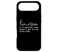 Tomorrow Noun, Un Pays Mythique où Je Fais Toutes Mes Affaires Coque pour iPhone Air