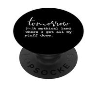 Tomorrow Noun, un pays mythique où je fais toutes mes affaires PopSockets PopGrip Adhésif