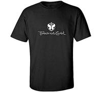 Tomorrowland Short Sleeve T-Shirt Adult T-Shirt Cool Printed Men's T Shirt Pure Color Printing T Shirt Black XL