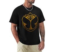 Tomorrowland T-Shirt Hippie Clothes Summer Top New Edition t Shirt Men Clothings Black M