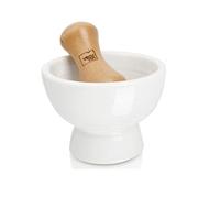 Tomorrow's Kitchen 4630160 Mortier avec pilon en Céramique Blanc 25,4 x 13,6 x 20,8 cm