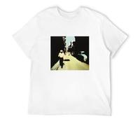 TOMORROWS Men's Buena Vista Social Club Vinyl CD Cover T-Shirts White M