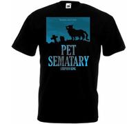 TOMORROWS Men's Pet Sematary V.3 T-Shirt Black Poster Black XXL