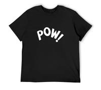 TOMORROWS Men's Pow As Worn by Keith Moon T-Shirts Black M