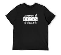 TOMORROWS Men's Science Graffiti Periodical Table Maths Mathematics Teacher T-Shirts Black L