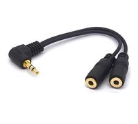 Tomost Câble répartiteur de casque 3,5 mm mâle vers double femelle pour téléphones, haut-parleurs, tablettes, PC, lecteurs MP3