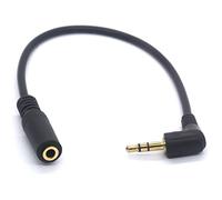 Tomost Rallonge de câble audio 3,5 mm mâle vers femelle - 20 cm