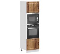 Tomostar Armoire à Four, Meuble pour Four Meuble Bas de Cuisine Kalmar Vieux Bois Bois d'ingénierie 60x57x207 cm