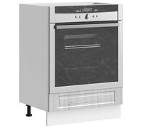 Tomostar Armoire à Four, Meuble pour Four Meuble Bas de Cuisine Porto Sonoma Gris Bois d'ingénierie 60x46x81,5 cm