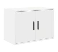 Tomostar Armoire Murale de Rangement Garage, Armoire à Outils Suspendue Atelier Garage Blanc 60x30x41 cm Bois d'ingénierie