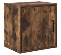 Tomostar Armoire Murale de Rangement Garage, Armoire à Outils Suspendue Atelier Garage chêne fumé 40x30x41 cm Bois d'ingénierie