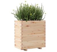 Tomostar Bac à Fleurs, Bac à Plantes Pot de Fleurs Jardinière Extérieur 70x40x72 cm Bois de pin Massif