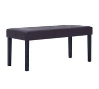 Tomostar Banc Bout de Lit, Banc Banquette 106 cm Marron Similicuir