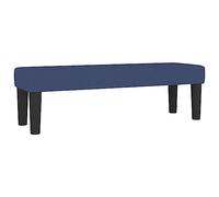 Tomostar Banc Bout de Lit, Banc Banquette Bleu 100x30x30 cm Tissu