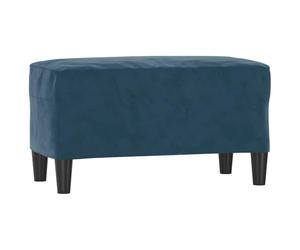 Tomostar Banc Bout de Lit, Banc Banquette Bleu 70x35x41 cm Velours