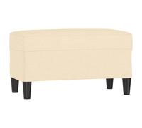 Tomostar Banc Bout de Lit, Banc Banquette Crème 70x35x41 cm Tissu