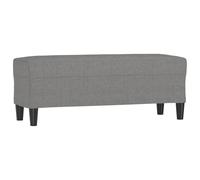 Tomostar Banc Bout de Lit, Banc Banquette Gris foncé 100x35x41 cm Tissu