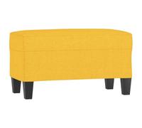 Tomostar Banc Bout de Lit, Banc Banquette Jaune Clair 70x35x41 cm Tissu
