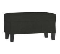 Tomostar Banc Bout de Lit, Banc Banquette Noir 70x35x41 cm Tissu