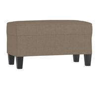 Tomostar Banc Bout de Lit, Banc Banquette Taupe 70x35x41 cm Tissu