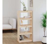 Tomostar Bibliothèque, Étagère à Livre Étagère de Rangement Meuble de Rangement Salon 60x30x135,5 cm Bois de pin