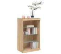 Tomostar Buffet avec LED, Meuble de Rangement Armoire de Cuisine avec lumières LED chêne Sonoma 60,5x37x100 cm