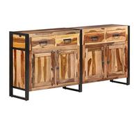 Tomostar Buffet Cuisine, Buffet Bas Meuble de Rangement Salon 172x35x80 cm Bois d'acacia Solide avec Finition Miel