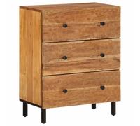 Tomostar Buffet Cuisine, Buffet Bas Meuble de Rangement Salon Armoire latérale 60x33x75 cm Bois Massif d'acacia