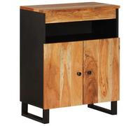 Tomostar Buffet Cuisine, Buffet Bas Meuble de Rangement Salon avec 2 Portes 60x33x75 cm Bois Massif d'acacia