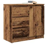 Tomostar Buffet Cuisine, Buffet Bas Meuble de Rangement Salon avec tiroir Vieux Bois 71x35x65 cm Bois d'ingénierie