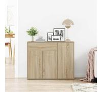 Tomostar Buffet Cuisine, Buffet Bas Meuble de Rangement Salon Chêne Sonoma 88x30x70 cm Bois d'ingénierie