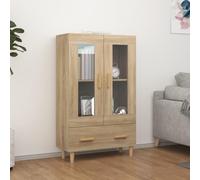 Tomostar Buffet Cuisine, Placard de Cuisine Meuble de Rangement Salon Chêne Sonoma 70x31x115 cm Bois d'ingénierie