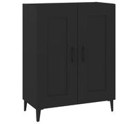Tomostar Buffet, Meuble de Rangement Armoire de Cuisine Noir 69,5x34x90 cm Bois d'ingénierie