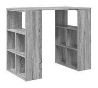 Tomostar Bureau d'angle, Bureau Forme en L Gris Sonoma Panneau de Particules Moyen