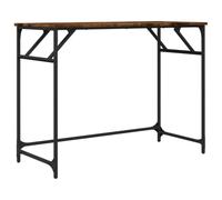 Tomostar Bureau d'ordinateur, Table Informatique Table d’étude chêne fumé Bois d'ingénierie et Acier Enduit de Poudre