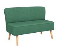 Tomostar Canapé 2 Places, Causeuse de Salon Sofa 2 Places 117x55,5x77 cm Tissu Vert