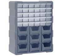 Tomostar Casier à Vis Plastique, Boîte à Outils Armoire à Outils Casier de Rangement Organisateur Multi-tiroirs avec 39 tiroirs 38x16x47 cm