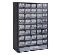 Tomostar Casier à Vis Plastique, Boîte à Outils Armoire à Outils Casier de Rangement Organisateurs Multi-tiroirs avec 41 tiroirs 31 x 13,8 x 49 cm Plastique